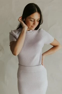 Henly *Carmen Sweater In Lilac XL/Plus Available
