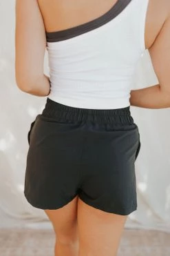 Henly Free People Next Round Shorts In Black