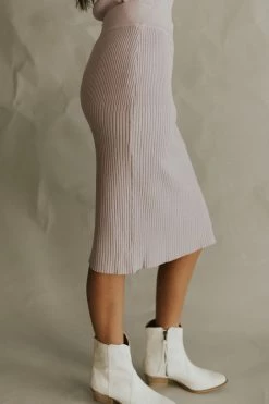 Henly *Carmen Sweater Skirt In Lilac XL/Plus Available