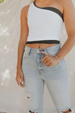 Henly Kennedy Distressed Jeans Denim