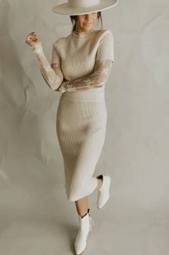 Henly Carmen Sweater In Oatmeal