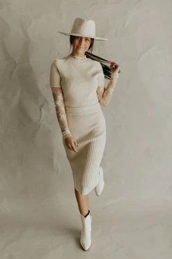 Henly Carmen Sweater In Oatmeal