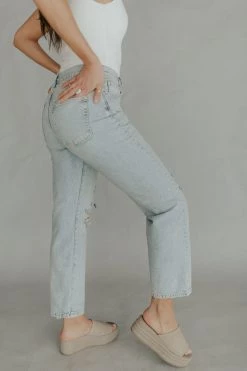 Henly Denim Free People Bren Boyfriend In Sunbleached