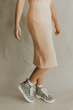 Henly SETS Carmen Sweater Skirt In Peach