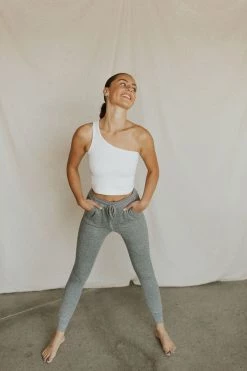 Henly Stone Grey Joggers Pants/Shorts