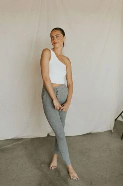 Henly Stone Grey Joggers Pants/Shorts