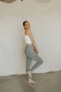 Henly Stone Grey Joggers Pants/Shorts