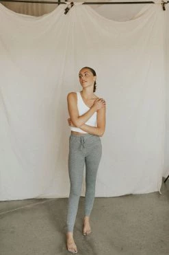 Henly Stone Grey Joggers Pants/Shorts