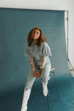 Henly Free People Marci Jumpsuit In Clear Skies Jumpsuits