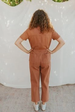 Henly NEW ARRIVALS Rory Jumpsuit In Clay