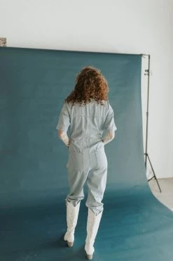 Henly Free People Marci Jumpsuit In Clear Skies Jumpsuits