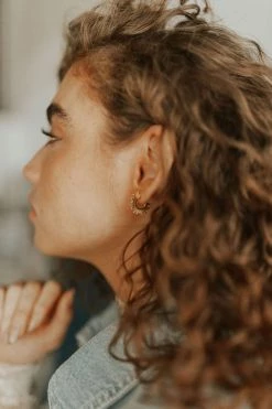 Henly Sun Burst Hoops MINI