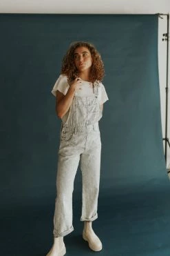 Henly Free People Ziggy Denim Overall In Railroad