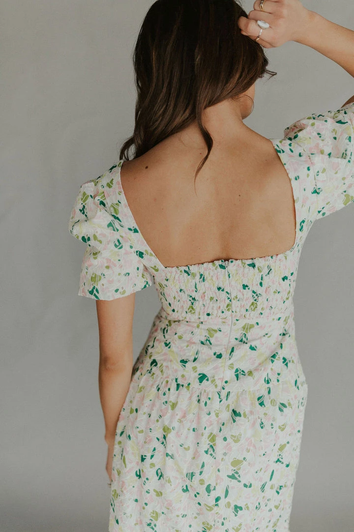 Henly Felicia Eyelet Midi Dresses