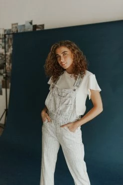 Henly Free People Ziggy Denim Overall In Railroad