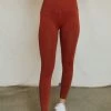 Henly Free People Good Karma Legging In Canyon Clay SETS