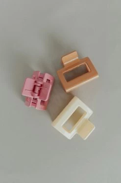 Henly *Square Claw Clip - 3 Colors Accessories