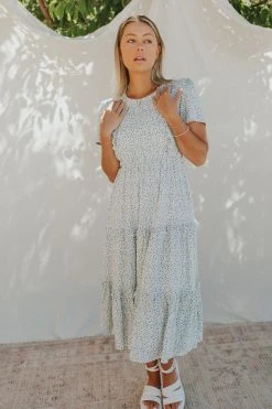 Henly On The Vine Smocked Midi Dresses