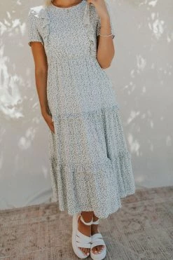 Henly On The Vine Smocked Midi Dresses