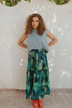 Henly Tropic Trip Maxi Skirt NEW ARRIVALS