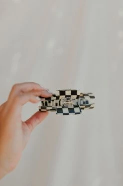 Henly Checkered Claw Clip - 5 Colors