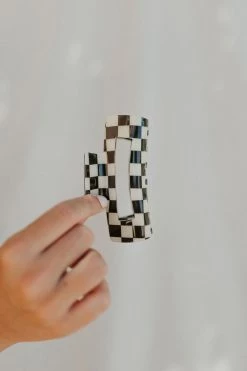 Henly Checkered Claw Clip - 5 Colors