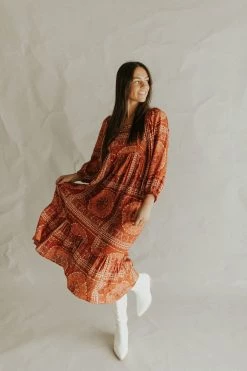 Henly Dresses Bohemian Rhapsody Midi
