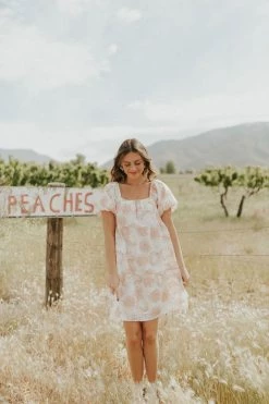 Henly Bloom Dress In Peach Dresses