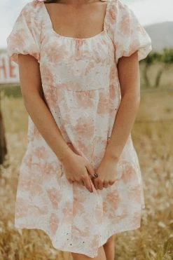 Henly Bloom Dress In Peach Dresses