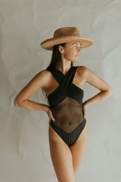 Henly Futuro One Piece Suit In Black Swim