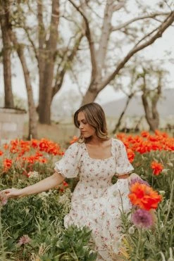 Henly Orchard Smocked Midi