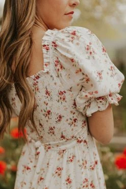 Henly Orchard Smocked Midi