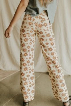 Henly Daisy Me Smilin' Denim Pants