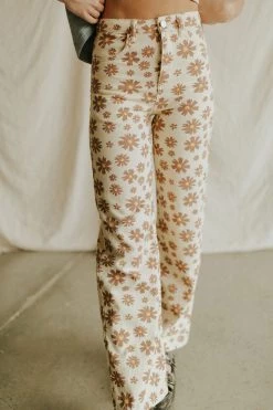 Henly Daisy Me Smilin' Denim Pants