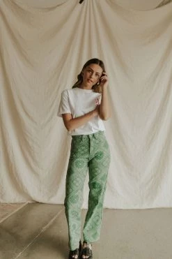 Henly Luck O' The Paisley Denim Pants