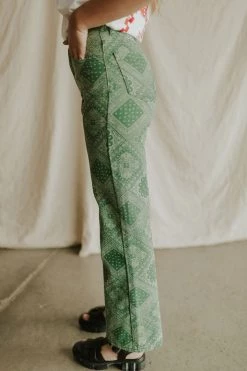 Henly Luck O' The Paisley Denim Pants