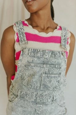 Henly SALE *Off The Rails Stripe Overall