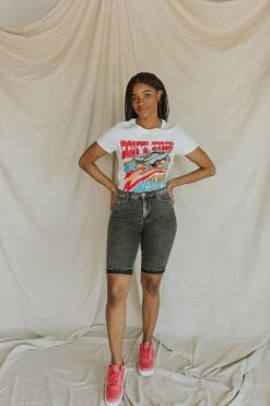 Henly Dana Bermudas In Acid Black