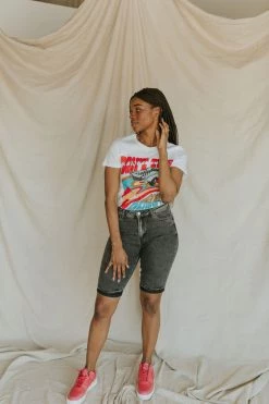 Henly Dana Bermudas In Acid Black