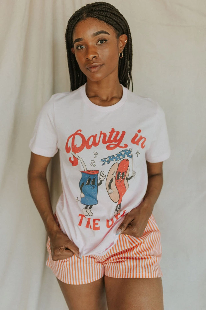 Henly Graphics Party In The USA Graphic Tee