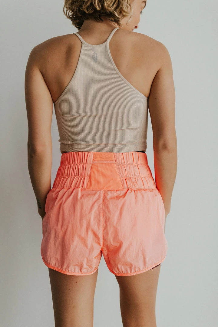 Henly Free People Way Home Short In Papaya Punch