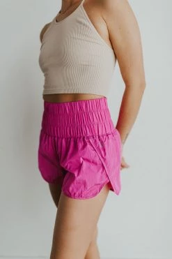 Henly Free People Way Home Short In Vivacious Violet