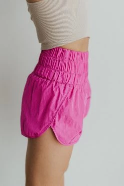 Henly Free People Way Home Short In Vivacious Violet