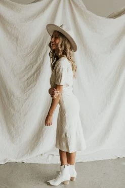 Henly SETS Tessa Textured Sweater In Oatmeal