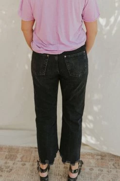 Henly Denim Free People Tapered Baggy Boyfriend In Mid-Century Panther