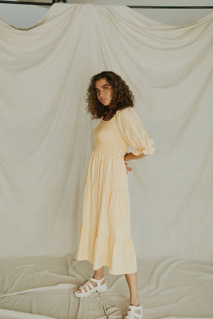 Henly Picnic In The Park Midi In Marigold