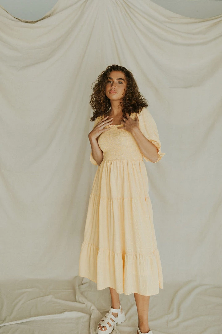 Henly Picnic In The Park Midi In Marigold