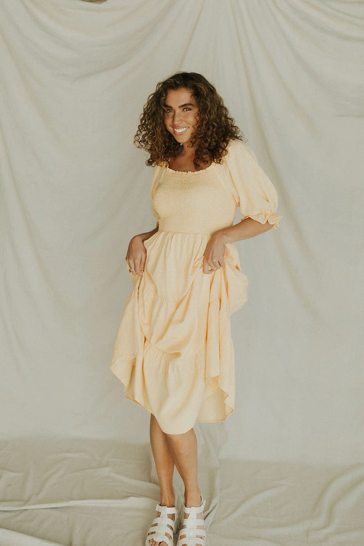 Henly Picnic In The Park Midi In Marigold