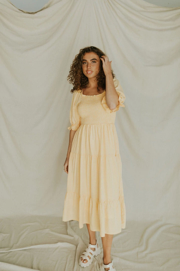Henly Picnic In The Park Midi In Marigold