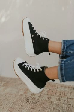 Henly Willow Canvas High Tops In Black Shoes